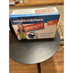Unused Weightwatchers Punch Workout Kit with DVD, Weighted Gloves, Tracker